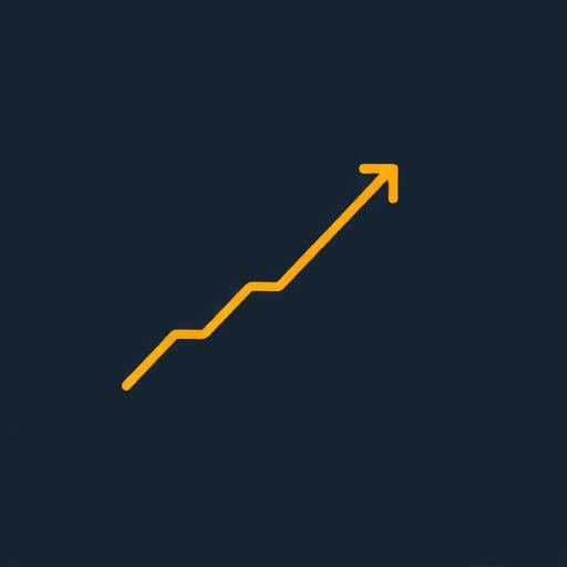 Icon representing growth, such as an upward trending graph or a sprout.