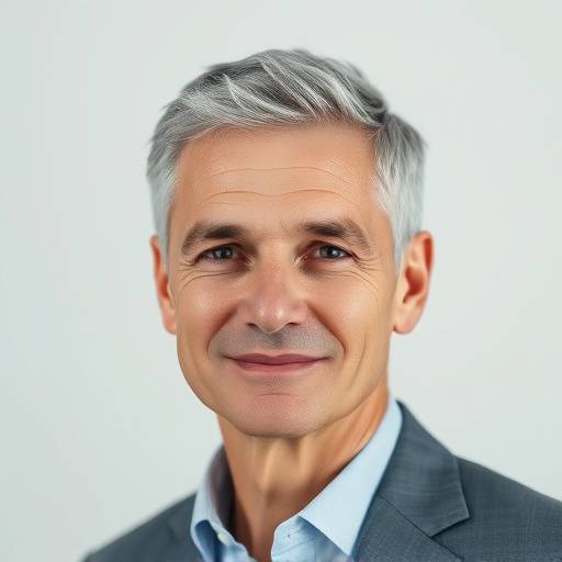 Portrait of a professional man with short grey hair and a warm expression.